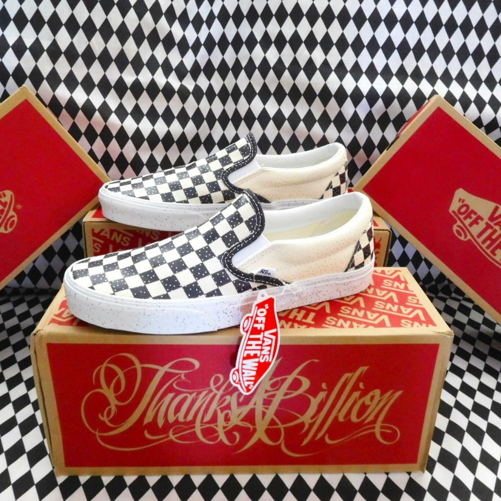 Vans Slipon Glitter Checkerboard